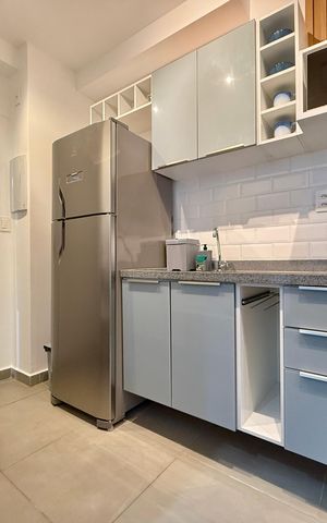 Studio para alugar com 27m², 0 quarto e sem vaga Studio para alugar com 27m², 0 quarto e sem vagaCozinha