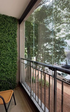 Studio para alugar com 27m², 0 quarto e sem vaga Studio para alugar com 27m², 0 quarto e sem vagaSacada do Studio