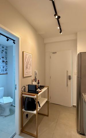 Studio para alugar com 27m², 0 quarto e sem vaga Studio para alugar com 27m², 0 quarto e sem vagaCozinha