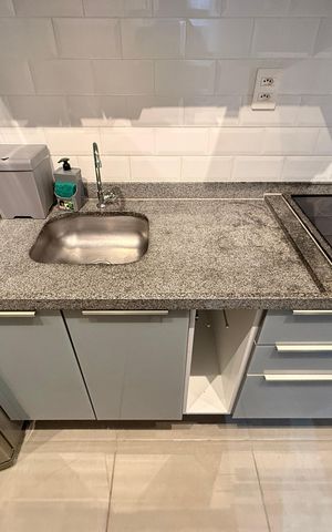 Studio para alugar com 27m², 0 quarto e sem vaga Studio para alugar com 27m², 0 quarto e sem vagaCozinha
