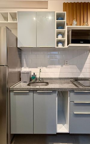 Studio para alugar com 27m², 0 quarto e sem vaga Studio para alugar com 27m², 0 quarto e sem vagaCozinha