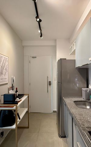 Studio para alugar com 27m², 0 quarto e sem vaga Studio para alugar com 27m², 0 quarto e sem vagaCozinha