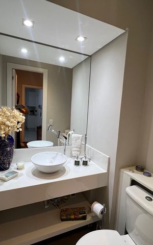 Apartamento para alugar com 142m², 3 quartos e 1 vaga Apartamento para alugar com 142m², 3 quartos e 1 vagaBanheiro
