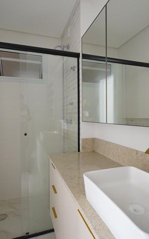 Apartamento para alugar com 82m², 2 quartos e 2 vagasBanheiro da Suíte