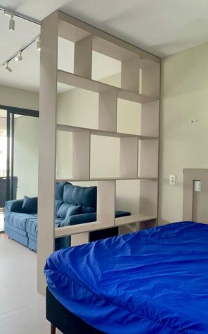 Studio para alugar com 38m², 1 quarto e 1 vaga Studio para alugar com 38m², 1 quarto e 1 vagaQuarto