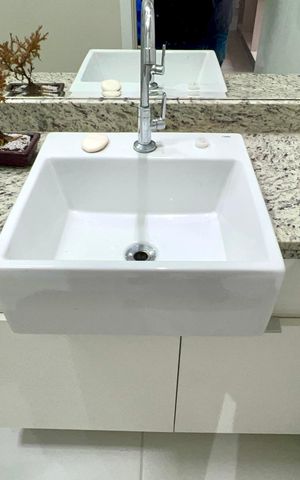 Studio para alugar com 38m², 1 quarto e 1 vaga Studio para alugar com 38m², 1 quarto e 1 vagaBanheiro