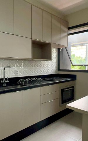 Studio para alugar com 38m², 1 quarto e 1 vaga Studio para alugar com 38m², 1 quarto e 1 vagaCozinha