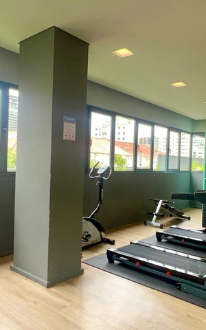 Studio para alugar com 38m², 1 quarto e 1 vaga Studio para alugar com 38m², 1 quarto e 1 vagaAcademia