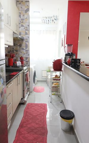 Apartamento à venda com 57m², 2 quartos e 1 vagaCozinha e Área de Serviço