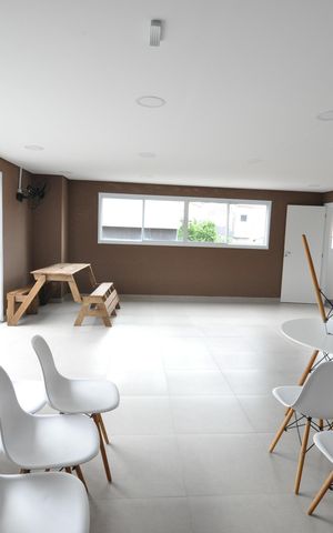 Apartamento à venda com 42m², 2 quartos e sem vagaÁrea comum - Salão de festas