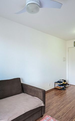 Apartamento para alugar com 39m², 1 quarto e 2 vagasSala