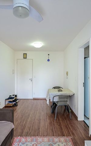 Apartamento para alugar com 39m², 1 quarto e 2 vagasSala