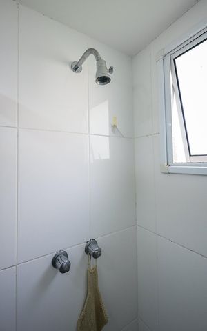 Apartamento para alugar com 39m², 1 quarto e 2 vagasChuveiro do Banheiro