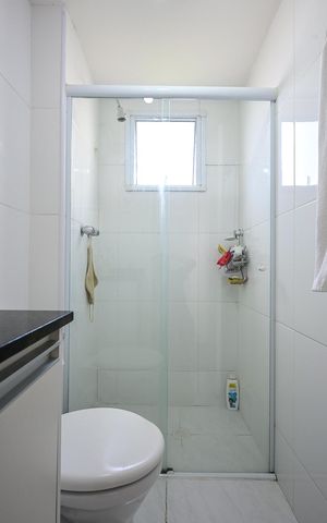 Apartamento para alugar com 39m², 1 quarto e 2 vagasBanheiro