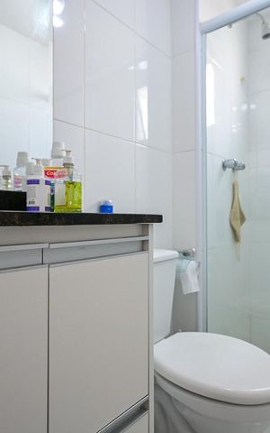 Apartamento para alugar com 39m², 1 quarto e 2 vagasBanheiro