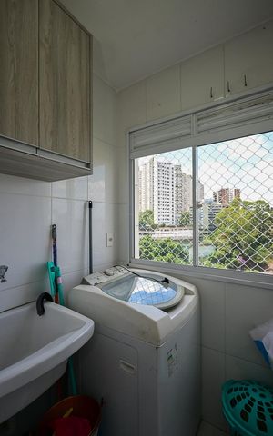 Apartamento para alugar com 39m², 1 quarto e 2 vagasÁrea de Serviço 