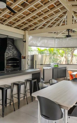 Apartamento à venda com 130m², 3 quartos e 2 vagasChurrasqueira