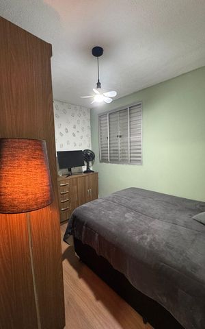 Apartamento à venda com 45m², 2 quartos e 2 vagas Apartamento à venda com 45m², 2 quartos e 2 vagasQuarto