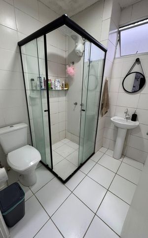 Apartamento à venda com 45m², 2 quartos e 2 vagas Apartamento à venda com 45m², 2 quartos e 2 vagasBanheiro