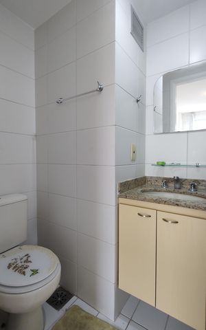 Apartamento à venda com 88m², 3 quartos e 2 vagasBanheiro da Suíte