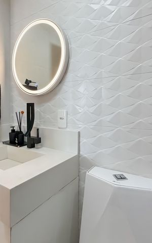 Apartamento à venda com 55m², 2 quartos e 1 vaga Apartamento à venda com 55m², 2 quartos e 1 vagaBanheiro Social