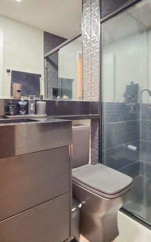 Apartamento à venda com 55m², 2 quartos e 1 vaga Apartamento à venda com 55m², 2 quartos e 1 vagaBanheiro da Suíte