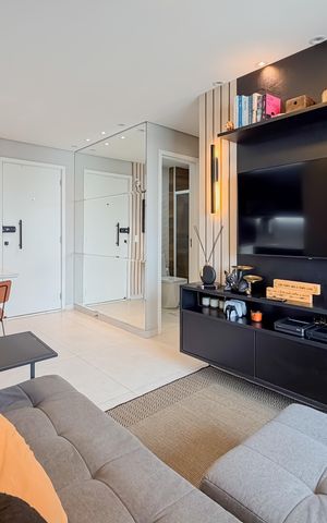 Apartamento à venda com 55m², 2 quartos e 1 vaga Apartamento à venda com 55m², 2 quartos e 1 vagaSala