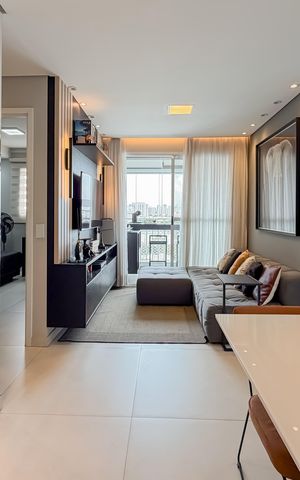 Apartamento à venda com 55m², 2 quartos e 1 vaga Apartamento à venda com 55m², 2 quartos e 1 vagaSala