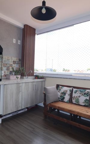 Apartamento à venda com 62m², 2 quartos e 1 vagaVaranda Gourmet