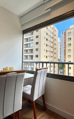 Studio para alugar com 31m², 1 quarto e sem vaga Studio para alugar com 31m², 1 quarto e sem vagaVaranda