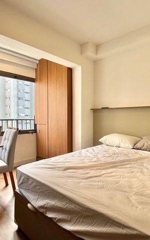Studio para alugar com 31m², 1 quarto e sem vaga Studio para alugar com 31m², 1 quarto e sem vagaSala/Quarto
