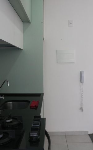 Apartamento à venda com 29m², 1 quarto e sem vagaCozinha e Área de Serviço