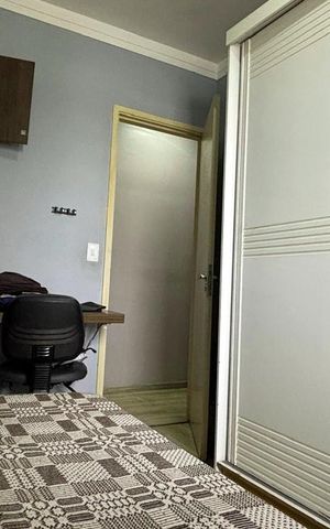 Apartamento à venda com 76m², 3 quartos e 2 vagasQuarto 3