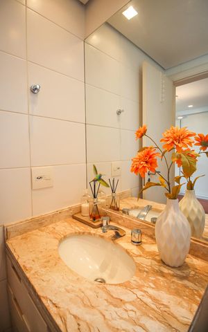 Apartamento à venda com 129m², 3 quartos e 3 vagasBanheiro da Suíte 3
