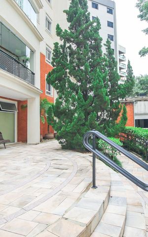 Apartamento à venda com 129m², 3 quartos e 3 vagasFachada e portaria