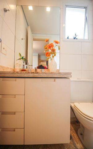 Apartamento à venda com 129m², 3 quartos e 3 vagasBanheiro da Suíte 3