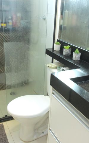 Apartamento para alugar com 84m², 2 quartos e 2 vagasBanheiro da Suíte