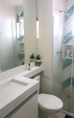Apartamento para alugar com 84m², 2 quartos e 2 vagasBanheiro Social