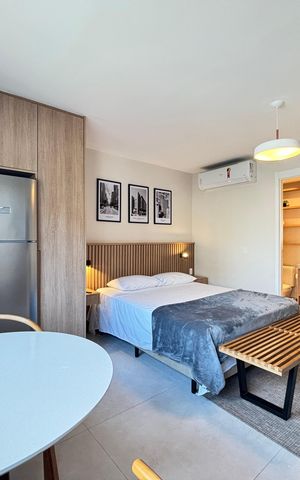 Studio à venda com 28m², 1 quarto e sem vaga Studio à venda com 28m², 1 quarto e sem vagaStudio
