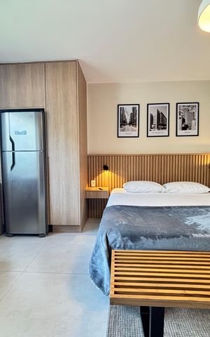 Studio à venda com 28m², 1 quarto e sem vaga Studio à venda com 28m², 1 quarto e sem vagaStudio