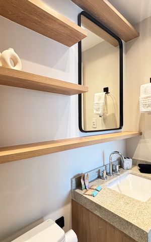 Studio à venda com 28m², 1 quarto e sem vaga Studio à venda com 28m², 1 quarto e sem vagaBanheiro