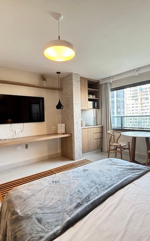 Studio à venda com 28m², 1 quarto e sem vaga Studio à venda com 28m², 1 quarto e sem vagaStudio