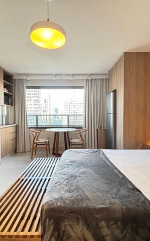 Studio à venda com 28m², 1 quarto e sem vaga Studio à venda com 28m², 1 quarto e sem vagaStudio
