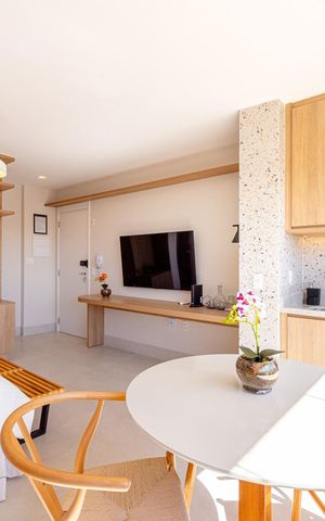 Apartamento à venda com 28m², 1 quarto e sem vaga Apartamento à venda com 28m², 1 quarto e sem vagaSala