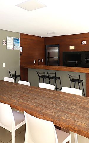Apartamento para alugar com 75m², 3 quartos e 2 vagasÁrea comum - Churrasqueira