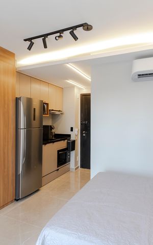 Apartamento para alugar com 24m², 1 quarto e sem vagaStudio