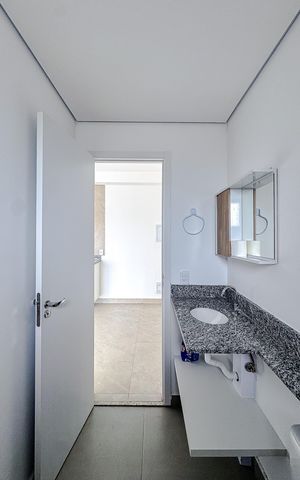 Apartamento para alugar com 33m², 1 quarto e 1 vaga Apartamento para alugar com 33m², 1 quarto e 1 vagaBanheiro