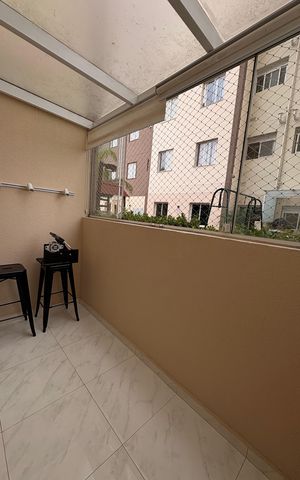 Apartamento à venda com 62m², 2 quartos e 1 vagaVaranda