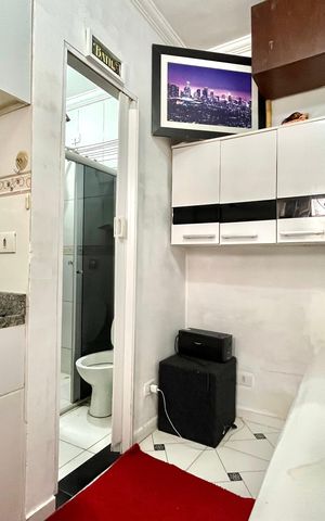 Studio à venda com 18m², 1 quarto e sem vaga Studio à venda com 18m², 1 quarto e sem vagaQuarto/Sala