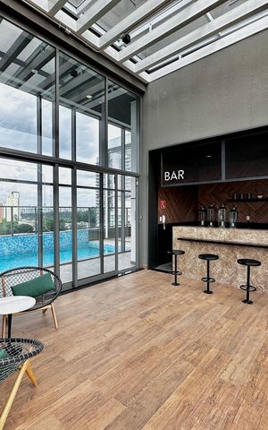 Studio para alugar com 25m², 1 quarto e sem vaga Studio para alugar com 25m², 1 quarto e sem vagaBar Piscina